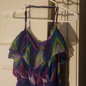 Short multi colored dress